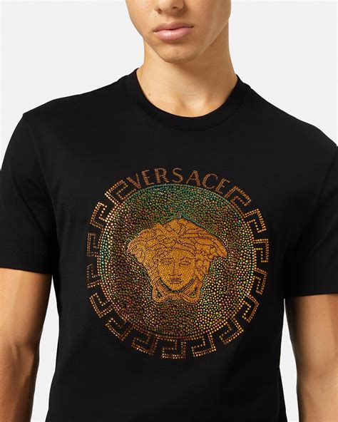 versace tshirt meduso herren rot|Versace t.